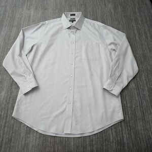 Neiman Marcus Shirt Men Button Up Long Sleeve Solid Long Sleeve Classic 17 34 35